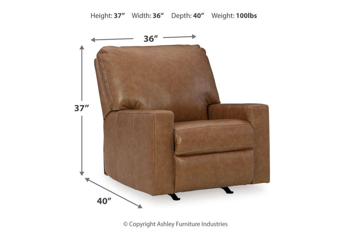 Bolsena Caramel Sofa, Loveseat and Recliner