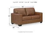 Bolsena Caramel Sofa, Loveseat and Recliner