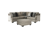 Bovarian Stone 2-Piece Sectional with Ottoman