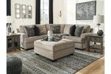 Bovarian Stone 2-Piece Sectional with Ottoman