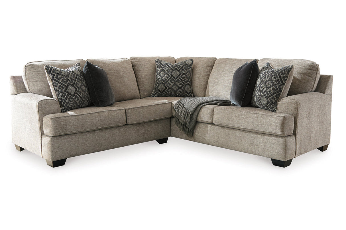 Bovarian Stone 2-Piece Sectional with Ottoman