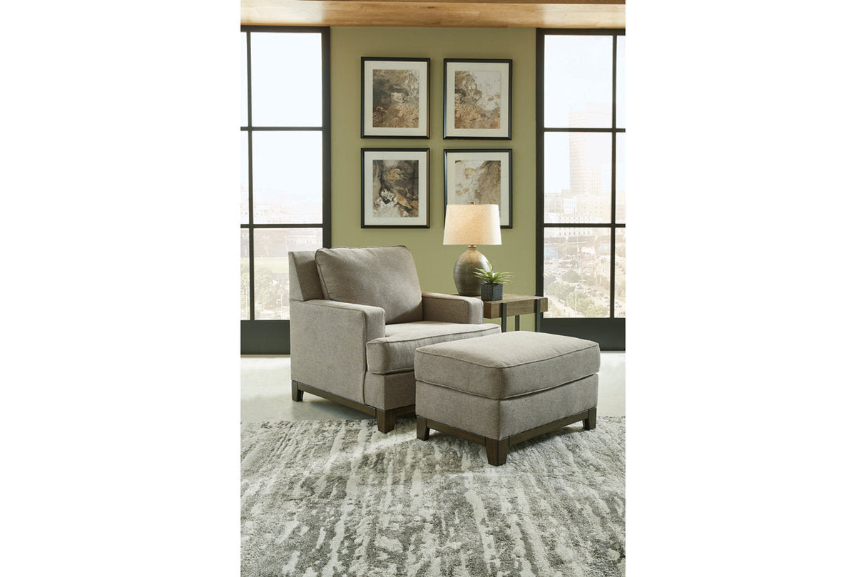 Kaywood Granite Chair and Ottoman