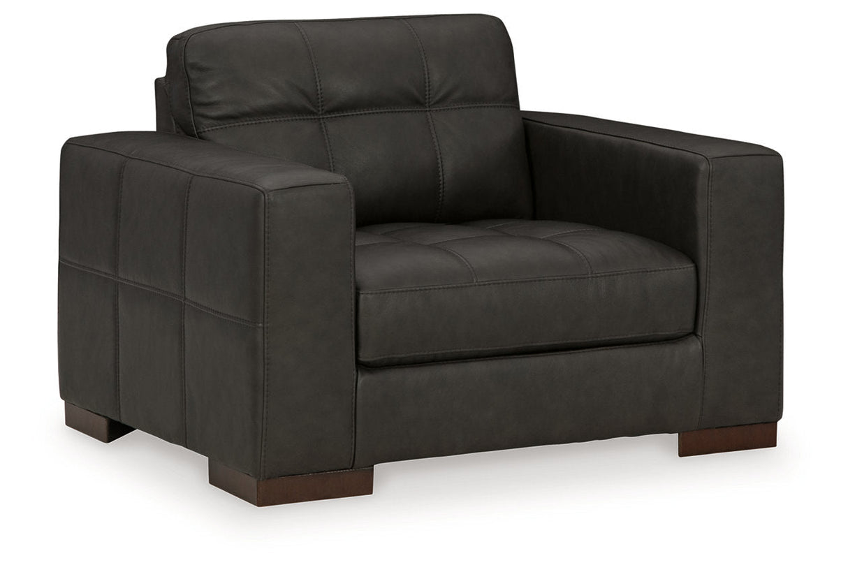 Luigi Thunder Sofa, Loveseat, Oversized Chair and Ottoman