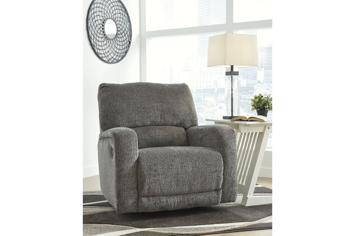 Wittlich Slate Swivel Glider Recliner