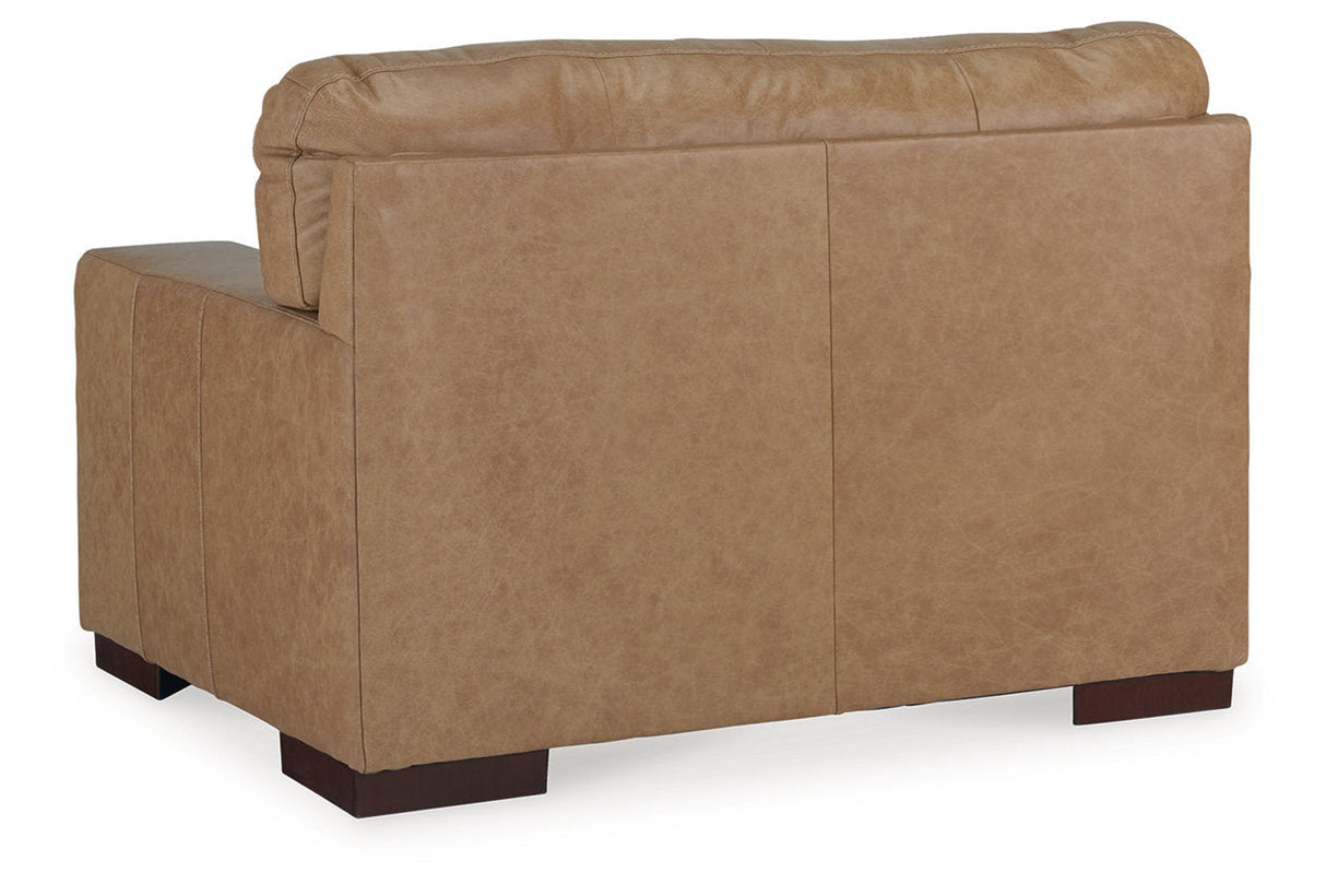 Lombardia Tumbleweed Oversized Chair and Ottoman