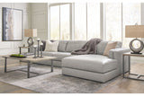 Amiata Glacier 2-Piece Sectional with Chaise