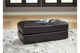 Amiata Onyx Oversized Chair and Ottoman