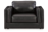 Amiata Onyx Sofa, Loveseat, Oversized Chair and Ottoman