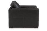 Amiata Onyx Oversized Chair and Ottoman