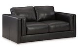 Amiata Onyx Sofa, Loveseat, Oversized Chair and Ottoman