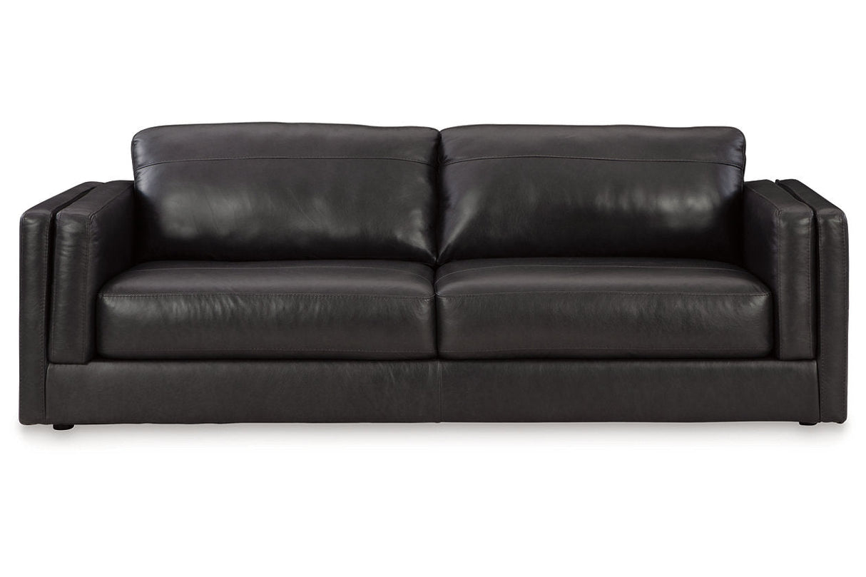 Amiata Onyx Sofa, Loveseat, Oversized Chair and Ottoman