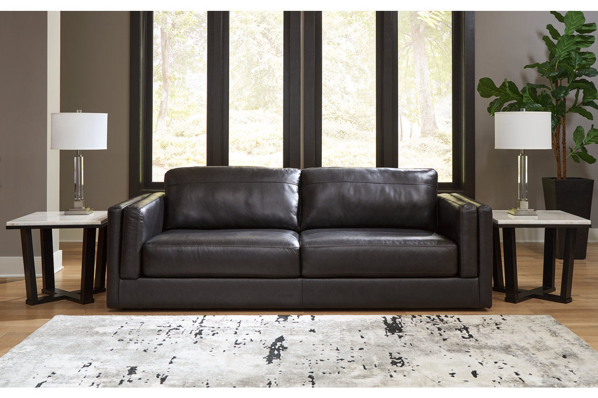 Amiata Onyx Sofa and Oversized Chair