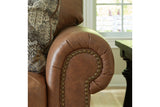 Carianna Caramel Sofa, Loveseat, Oversized Chair and Ottoman