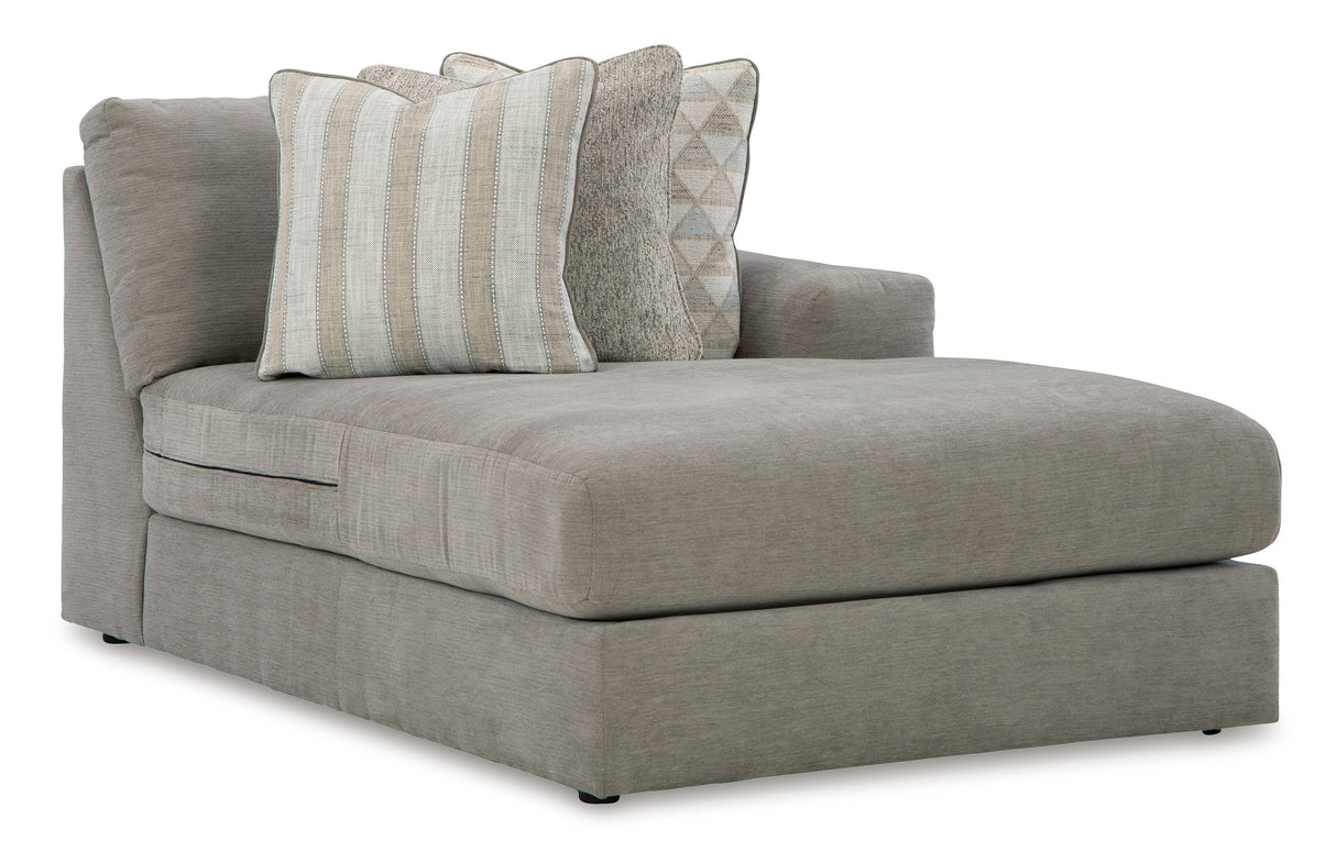 Avaliyah Ash 7-Piece RAF Chaise Sectional