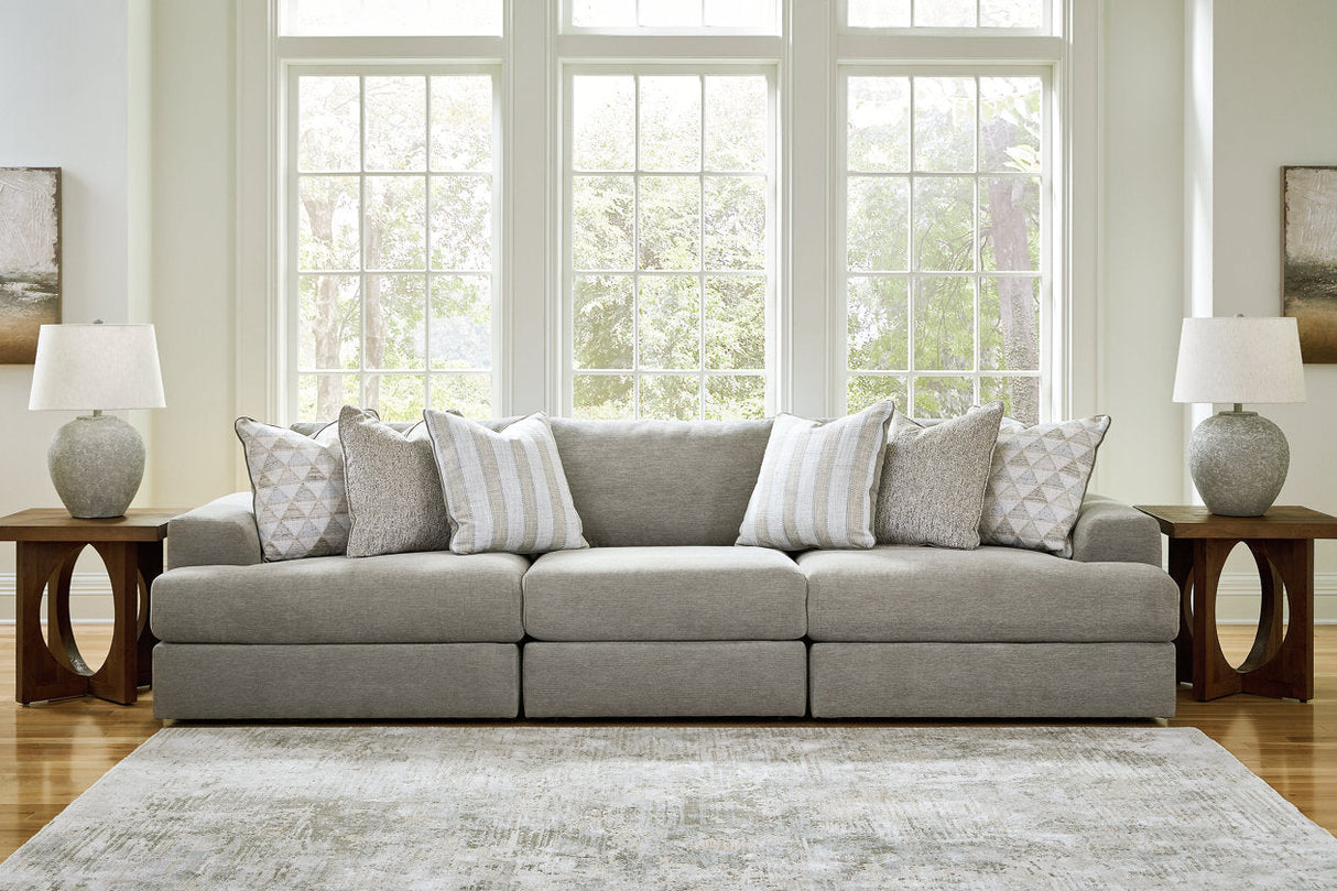 Avaliyah Ash 3-Piece Sectional Sofa