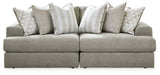 Avaliyah Ash 2-Piece Sectional Loveseat