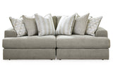 Avaliyah Ash 2-Piece Sectional Loveseat