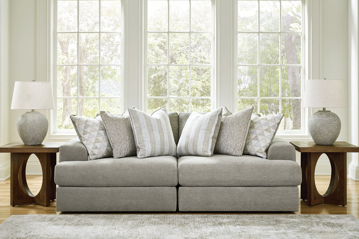 Avaliyah Ash 2-Piece Sectional Loveseat