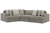 Avaliyah Ash 4-Piece Sectional