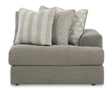 Avaliyah Ash 2-Piece Sectional Loveseat