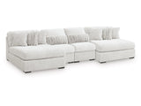 Cuddle Plush Arctic 4-Piece Double Chaise Sectional by Ashley at Eve Furniture