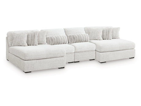 Cuddle Plush Arctic 4-Piece Double Chaise Sectional by Ashley at Eve Furniture