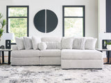 Cuddle Plush Arctic 3-Piece Right Arm Facing (RAF) Chaise Sectional by Ashley at Eve Furniture