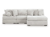 Cuddle Plush Arctic 3-Piece Right Arm Facing (RAF) Chaise Sectional by Ashley at Eve Furniture