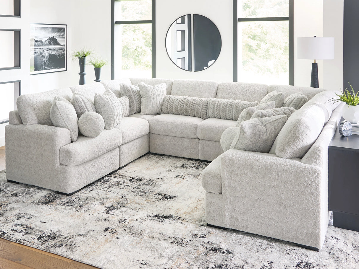 Cuddle Plush Arctic 8-Piece Sectional by Ashley at Eve Furniture