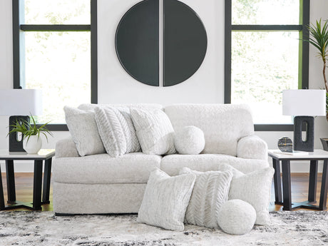 Cuddle Plush Arctic 2-Piece Modular Loveseat by Ashley at Eve Furniture