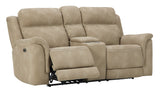 Next-Gen DuraPella Sand Power Reclining Living Room Set