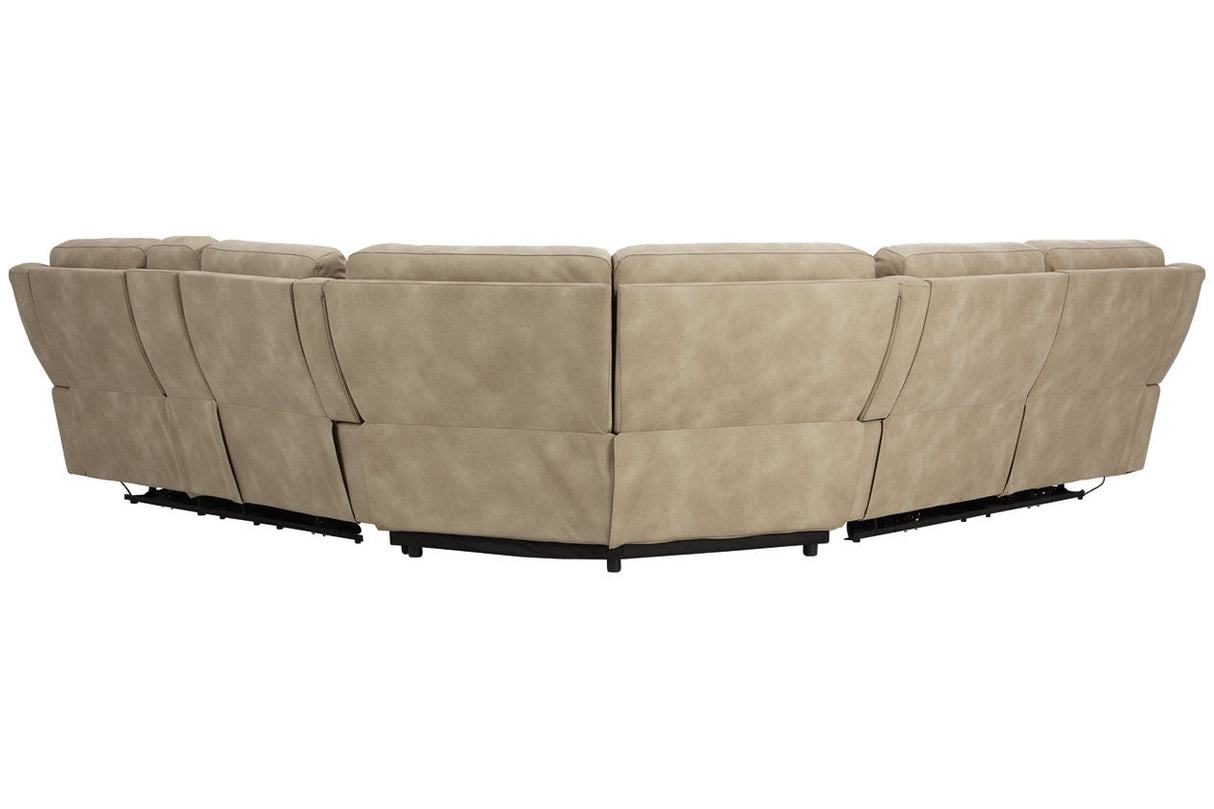 Next-Gen DuraPella Sand 3-Piece Power Reclining Sectional