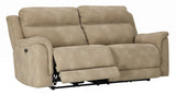 Next-Gen DuraPella Sand Power Reclining Living Room Set