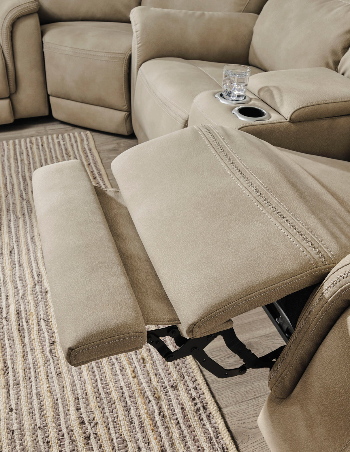 Next-Gen DuraPella Sand Power Reclining Living Room Set