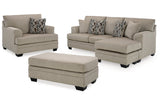 Stonemeade  Sofa Chaise, Oversized Chair, and Ottoman