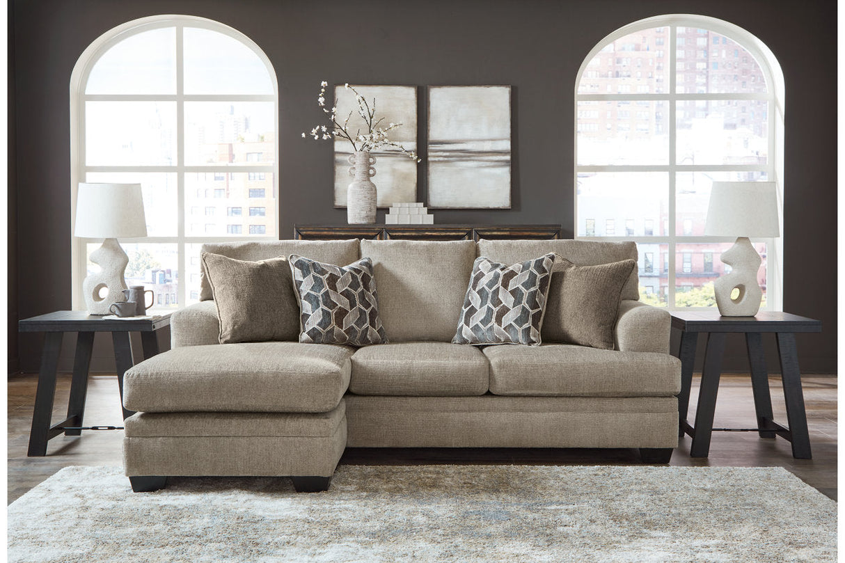 Stonemeade  Sofa Chaise, Oversized Chair, and Ottoman