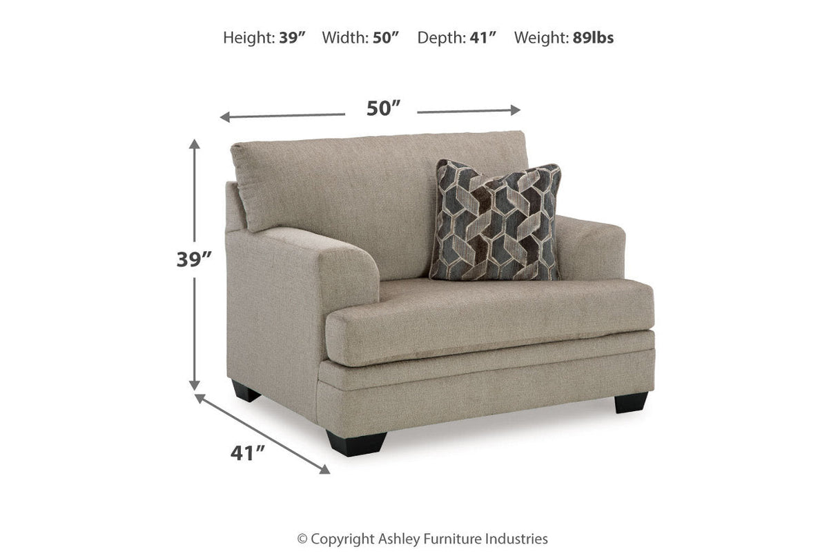 Stonemeade  Sofa, Loveseat, Oversized Chair and Ottoman