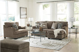 Stonemeade  Sofa Chaise, Oversized Chair and Ottoman