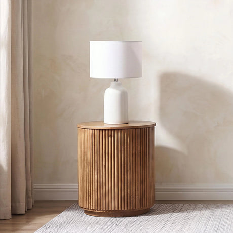 Coffey Light Brown End Table by Coaster at Eve Furniture