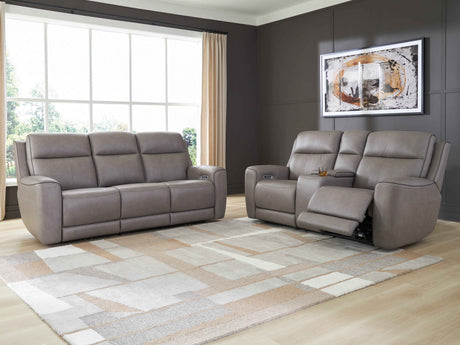 5Z-Comfort Coin Power Reclining Living Room Set by Ashley at Eve Furniture