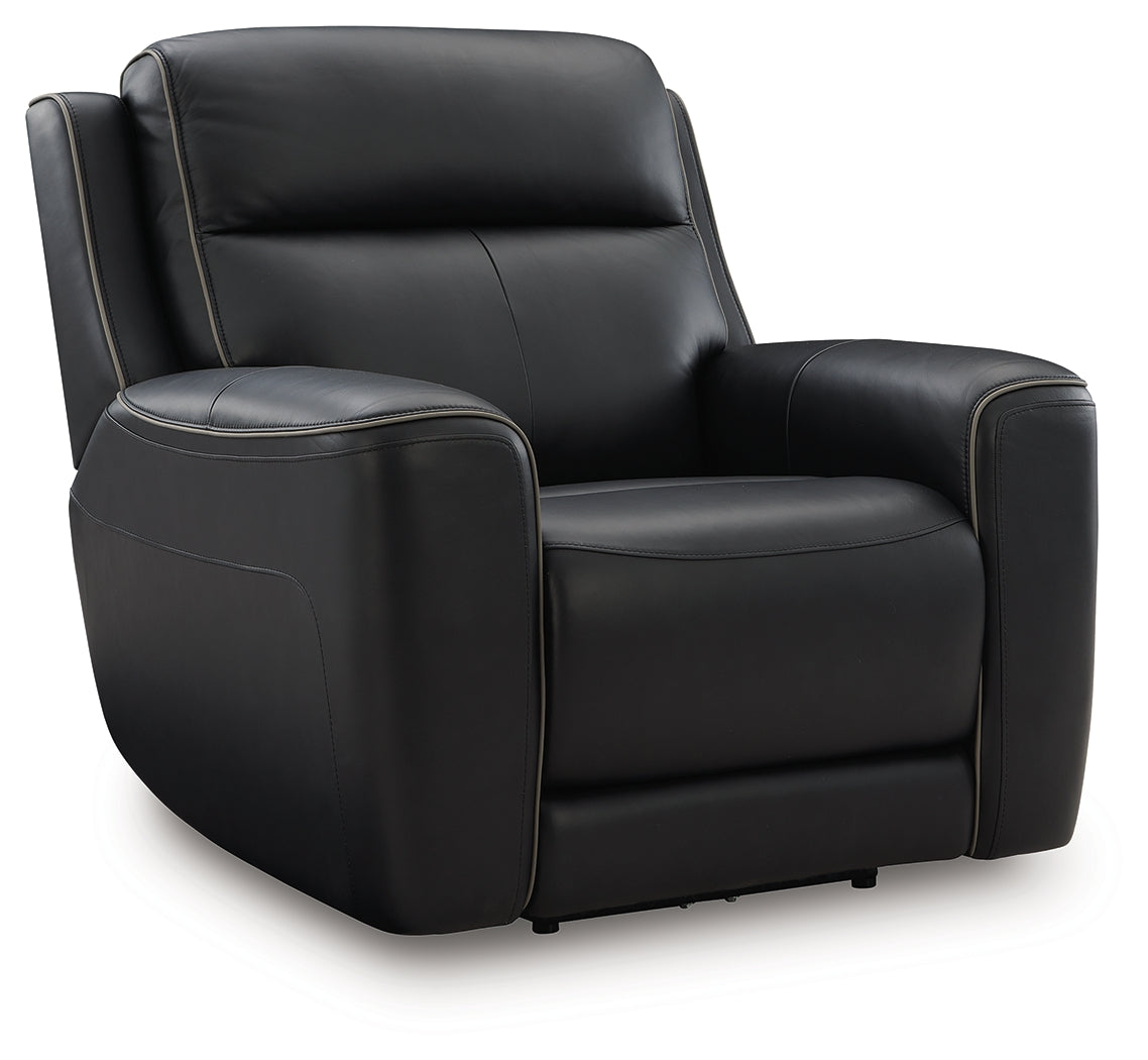 5Z-Comfort Onyx Power Recliner by Ashley at Eve Furniture