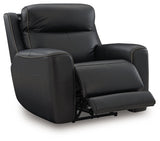 5Z-Comfort Onyx Power Recliner by Ashley at Eve Furniture