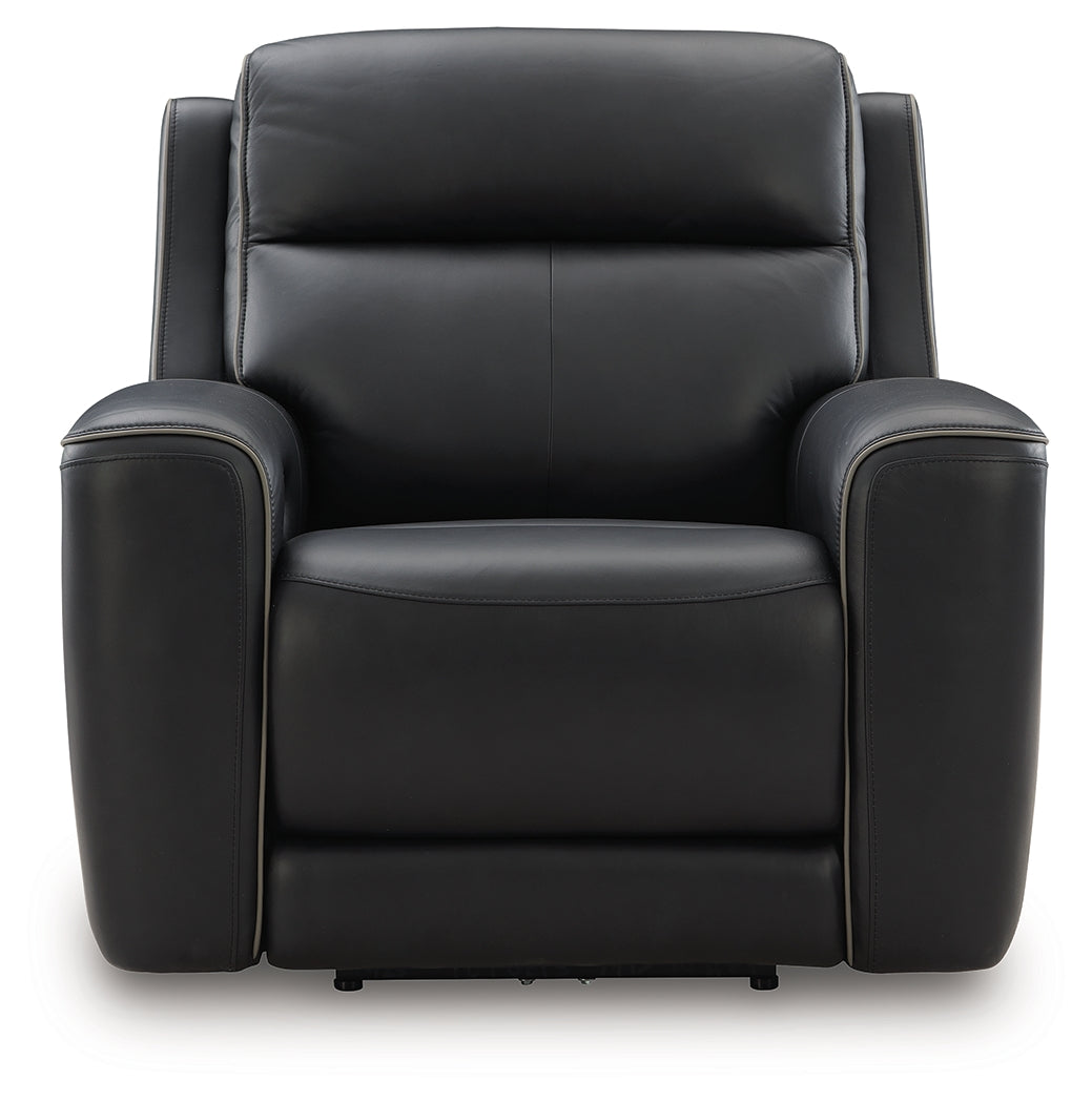 5Z-Comfort Onyx Power Recliner by Ashley at Eve Furniture