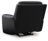 5Z-Comfort Onyx Power Recliner by Ashley at Eve Furniture