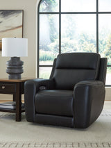 5Z-Comfort Onyx Power Recliner by Ashley at Eve Furniture