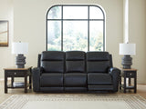 5Z-Comfort Onyx Power Reclining Living Room Set by Ashley at Eve Furniture