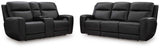 5Z-Comfort Onyx Power Reclining Living Room Set by Ashley at Eve Furniture