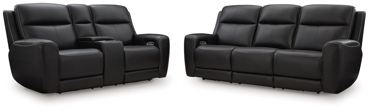 5Z-Comfort Onyx Sofa and Loveseat by Ashley at Eve Furniture