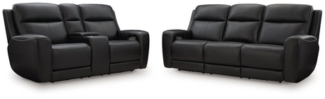 5Z-Comfort Onyx Sofa and Loveseat by Ashley at Eve Furniture