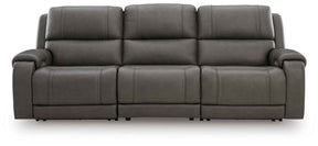 5Z - Pittson Anchor 3-Piece Power Sectional Reclining Sofa by Ashley at Eve Furniture